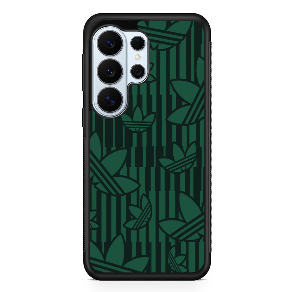Adidas Dark Green Pattern Samsung Galaxy S26 Ultra Case | Protective Phone Cover