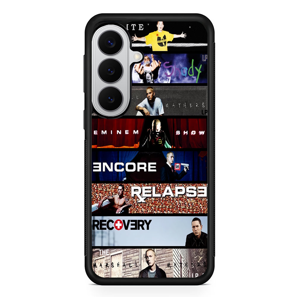 The Eminem Show Tracklist Poster Samsung Galaxy S26 Case | Protective Rubber Cover