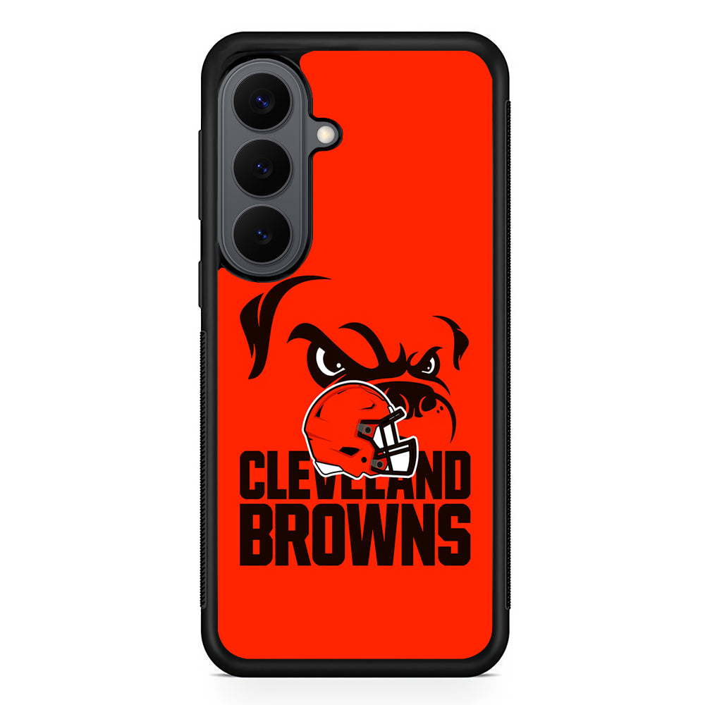 Cleveland Browns Helmet Samsung Galaxy S26 Plus Case | Slim Rubber Case for Samsung Galaxy S26 Plus