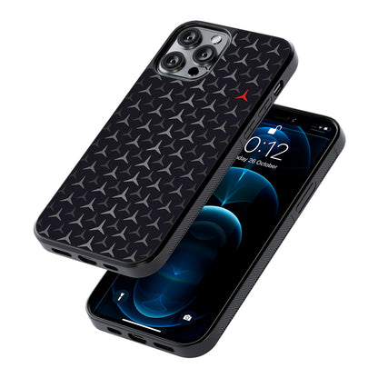 Mercedes-Benz Logos Pattern 2D Rubber Phone Case | Durable Phone Case