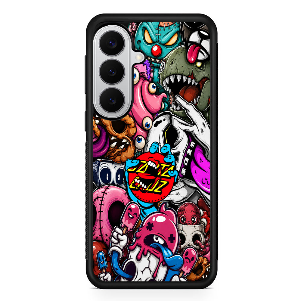 Santa Cruz Skateboard Nightmare Samsung Galaxy S26 Case | Slim Rubber Case for Samsung Galaxy S26