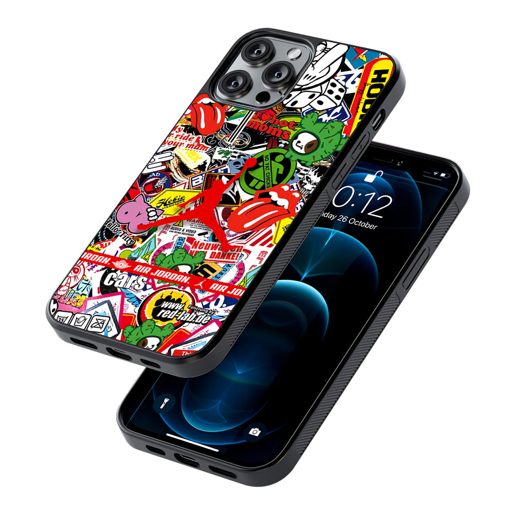 Air Jordan Mix Squad 2D Rubber Phone Case | Slim Protective Phone Case