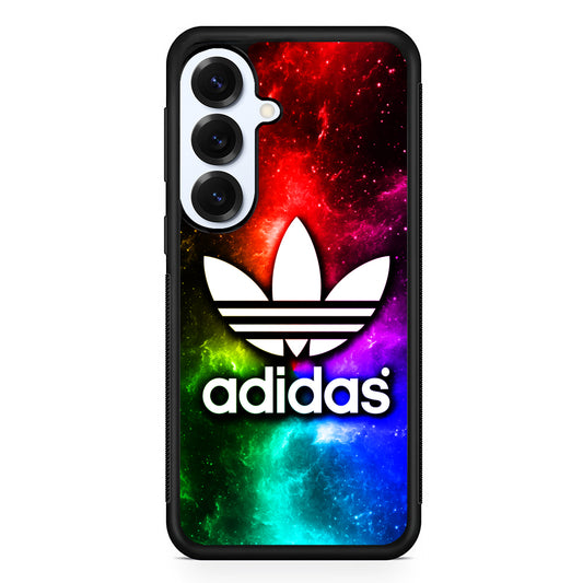 Adidas Logo Colours in Space Samsung Galaxy S25 Plus Case | Durable Samsung Galaxy S25 Plus Phone Case