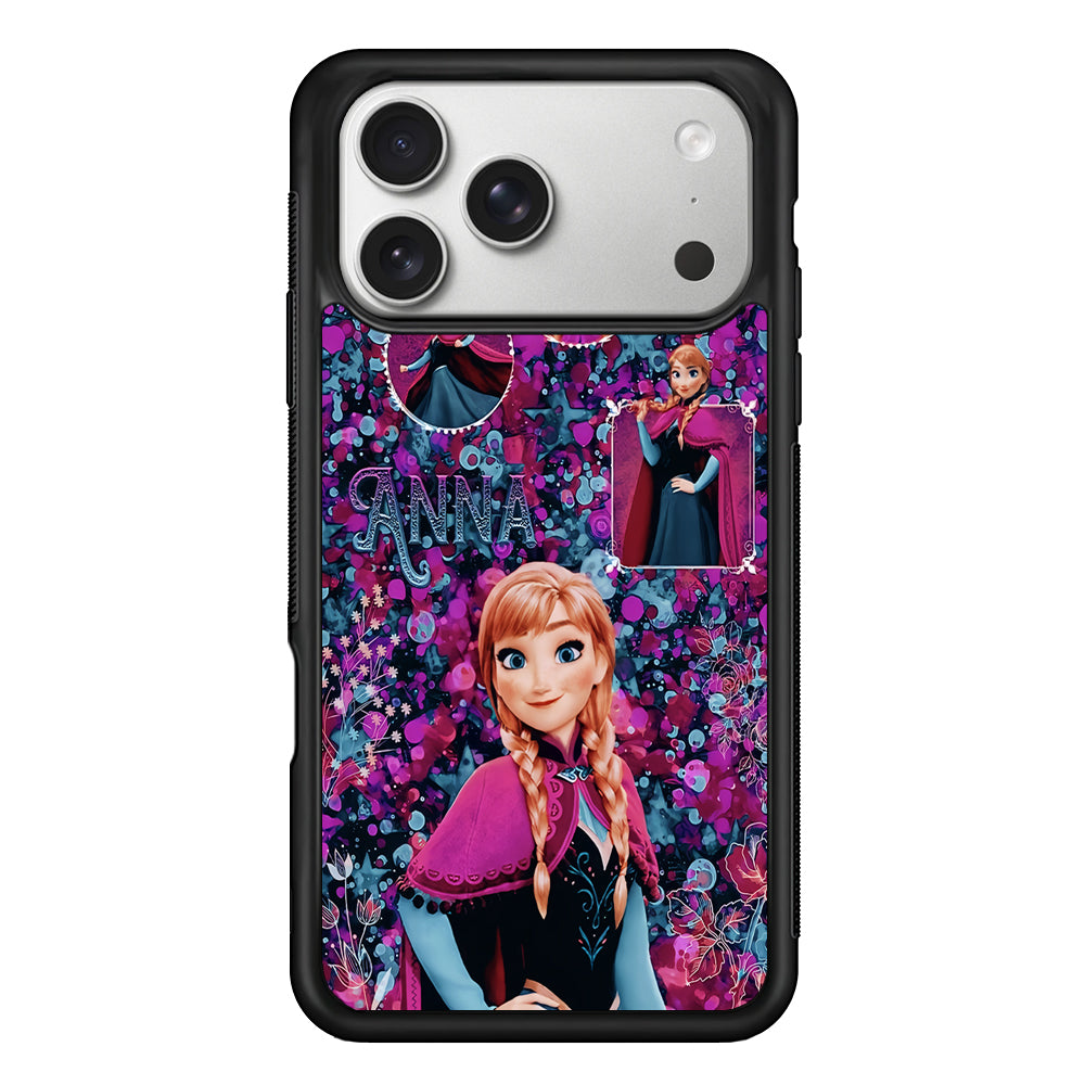 Princess Anna Frozen Art iPhone 17 Pro Case | Slim Rubber Case for iPhone 17 Pro