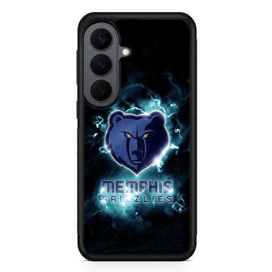 Memphis Grizzlies Lightning Samsung Galaxy S26 Plus Case | Slim Rubber Case for Samsung Galaxy S26 Plus