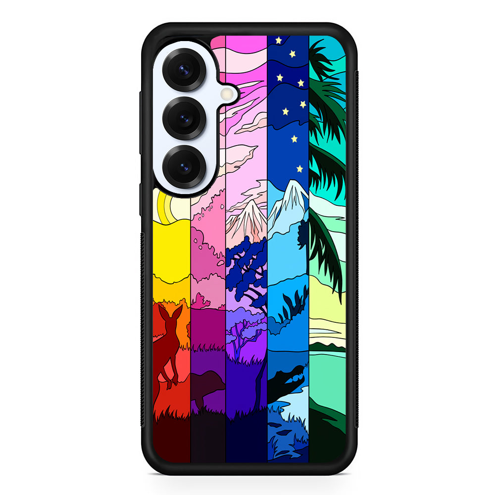 Season Difference Spectrum Samsung Galaxy S25 Plus Case | Slim Rubber Cover for Samsung Galaxy S25 Plus
