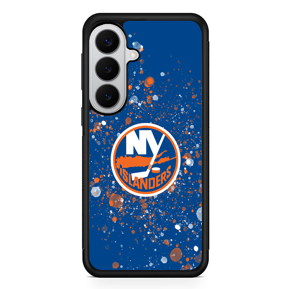 New York Islanders Art Samsung Galaxy S26 Case | Protective Rubber Cover