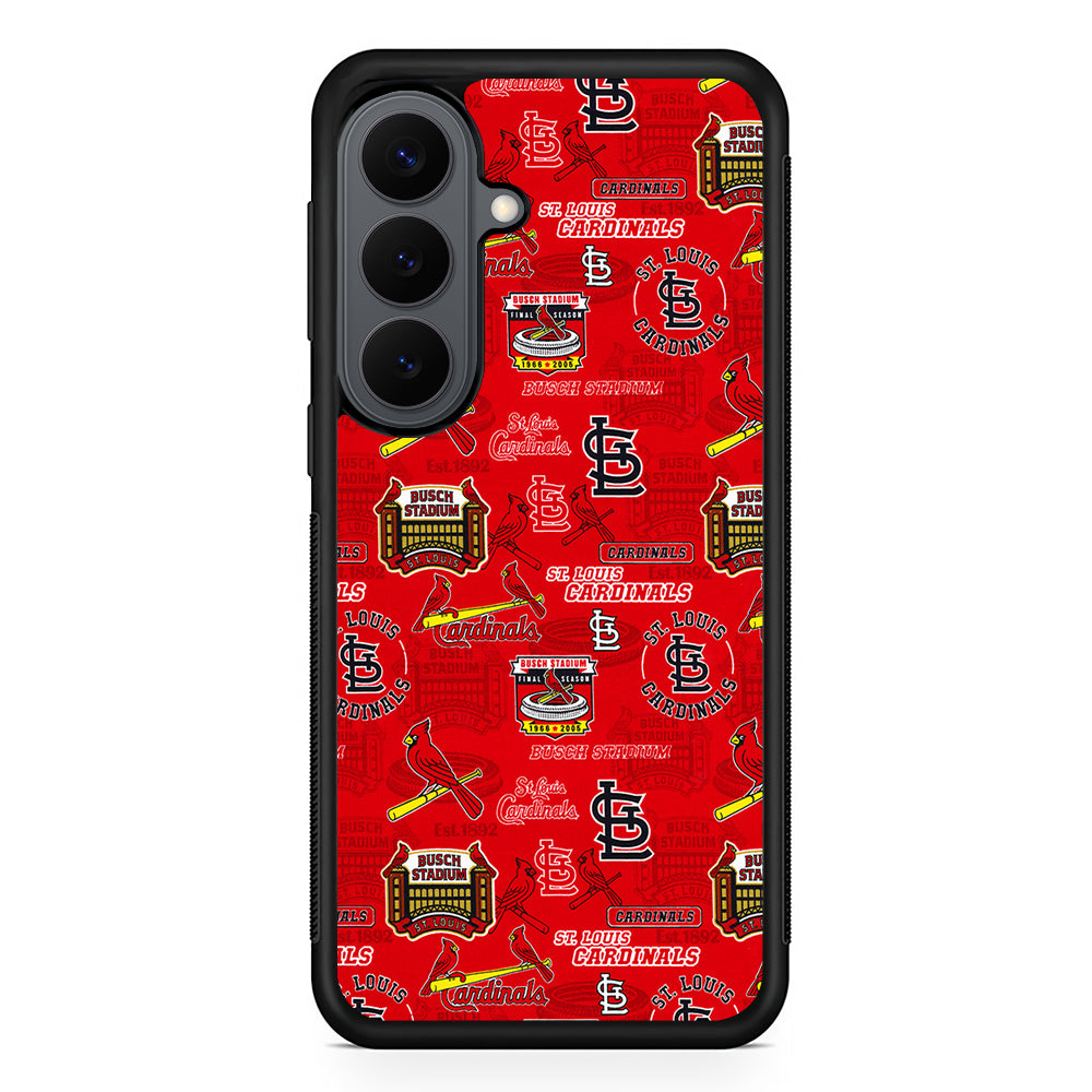 St. Louis Cardinals Retro Samsung Galaxy S26 Plus Case | Slim Rubber Case for Samsung Galaxy S26 Plus