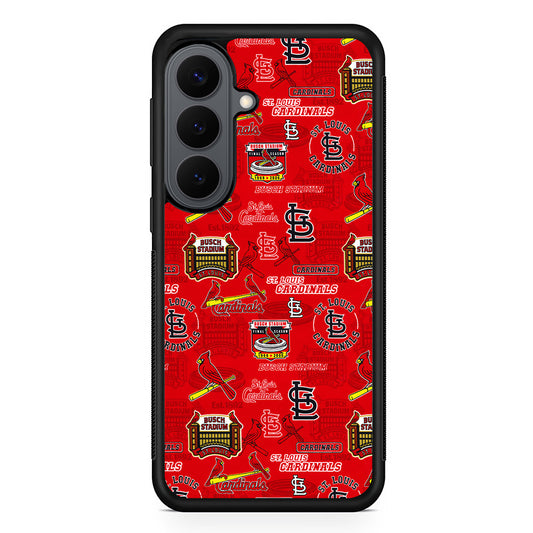 St. Louis Cardinals Retro Samsung Galaxy S26 Plus Case | Slim Rubber Case for Samsung Galaxy S26 Plus