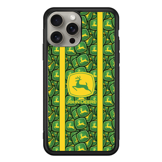 John Deere Emblem Dump iPhone 15 Pro Case | Slim Rubber Case for iPhone 15 Pro
