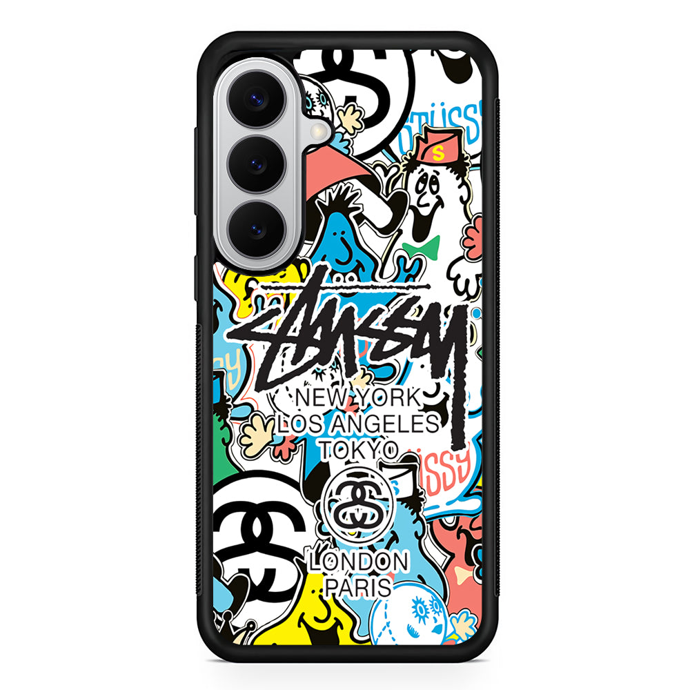 Stussy Doodle Doll Samsung Galaxy S26 Case | Slim Rubber Case for Samsung Galaxy S26