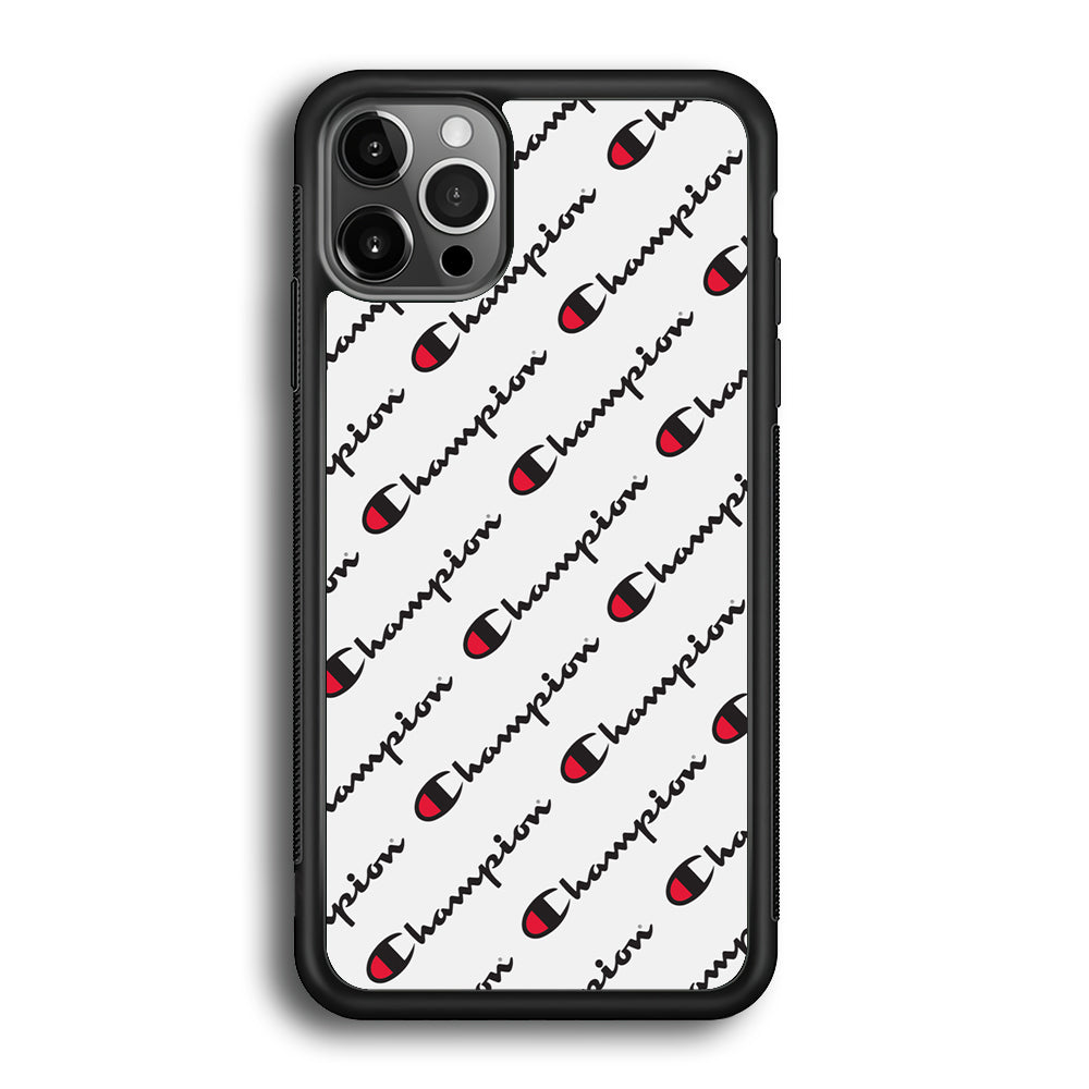 Champion Ebon-Ashgray iPhone 12 Pro Max Case | Slim Rubber Case for iPhone 12 Pro Max
