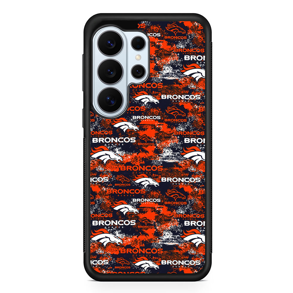 Denver Broncos Patterns Samsung Galaxy S26 Ultra Case | Protective Phone Cover