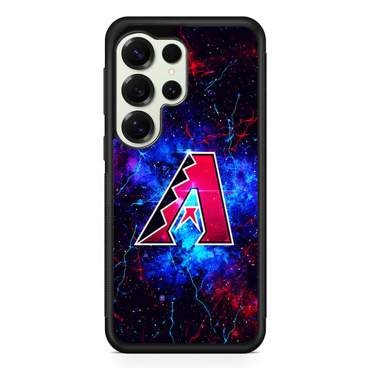 Arizona Diamondbacks Abstract Samsung Galaxy S25 Ultra Case | Durable Rubber Case for Samsung Galaxy S25 Ultra