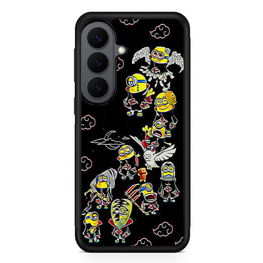 Minions Akatsuki Cosplay Samsung Galaxy S26 Plus Case | Slim Rubber Case for Samsung Galaxy S26 Plus