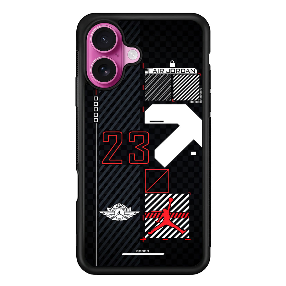 Air Jordan Robot Dome iPhone 17 Case - Slim Rubber Case for iPhone 17