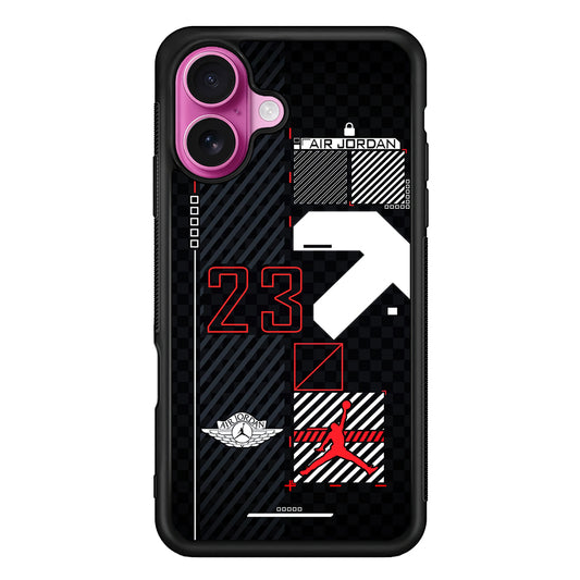 Air Jordan Robot Dome iPhone 17 Case - Slim Rubber Case for iPhone 17