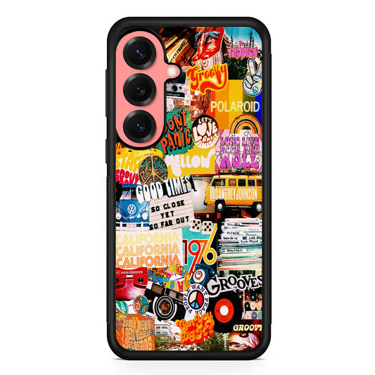 Retro Aesthetic 70s Collage Samsung Galaxy S25 Case | Protective Case for Samsung Galaxy S25