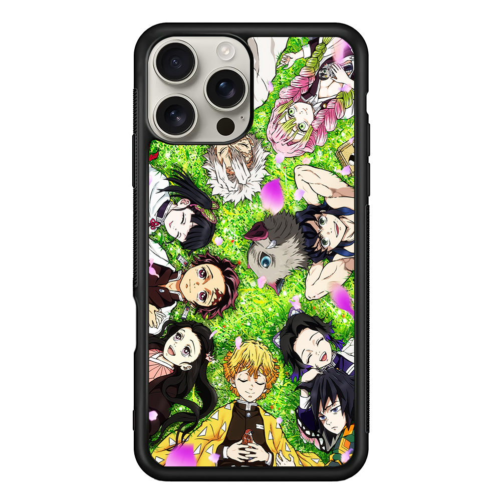 Demon Slayer All Characters iPhone 16 Pro Max Case | Stylish Protective Case for iPhone 16 Pro Max