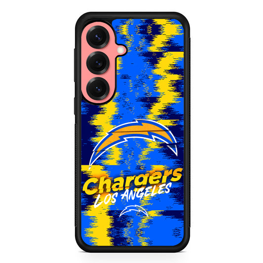 Los Angeles Chargers Abstract Color Samsung Galaxy S25 Case | Protective Case for Samsung Galaxy S25