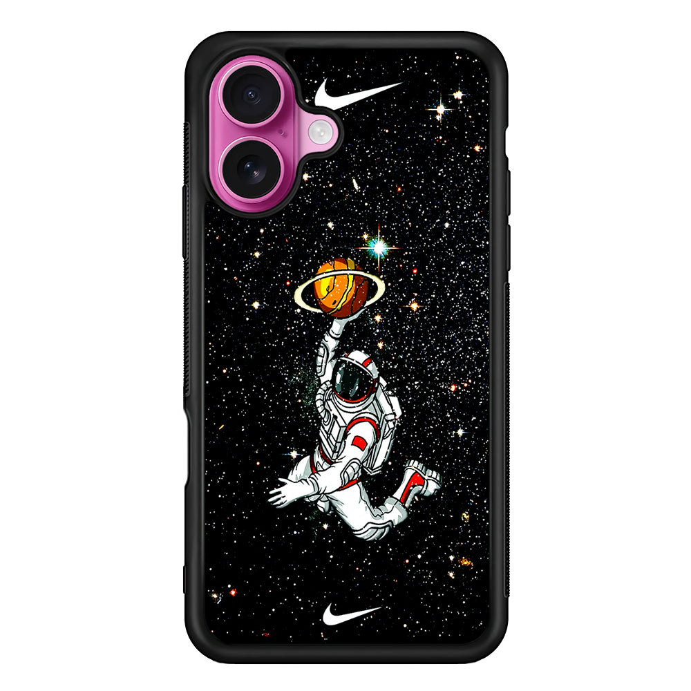 Nike Astronaut Slam Dunk iPhone 17 Case - Slim Rubber Case for iPhone 17