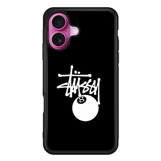Stussy 8 Pool Ball iPhone 17 Case | Slim Rubber Case for iPhone 17