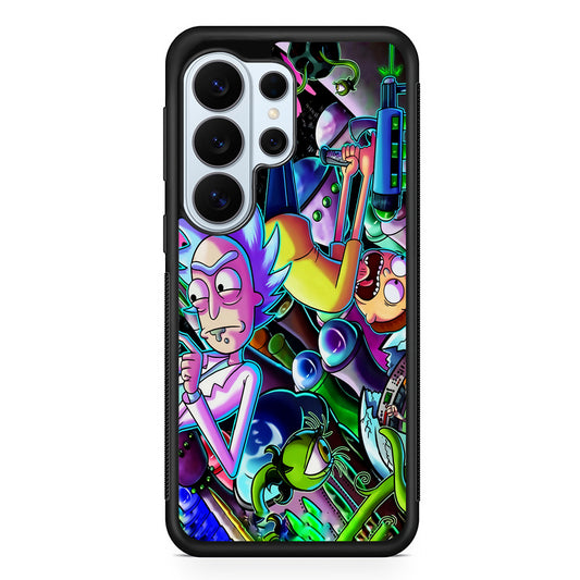Rick and Morty Space Travel Samsung Galaxy S26 Ultra Case | Protective Phone Cover