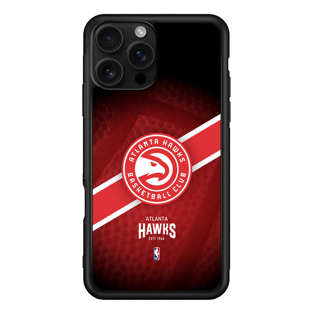 Atlanta Hawks Logo iPhone 16 Pro Case | Durable Protective Case for iPhone 16 Pro
