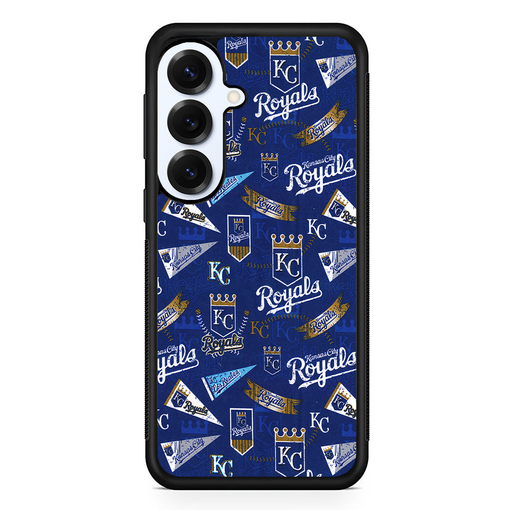 Kansas City Royals Retro Samsung Galaxy S25 Plus Case | Slim Rubber Cover for Samsung Galaxy S25 Plus