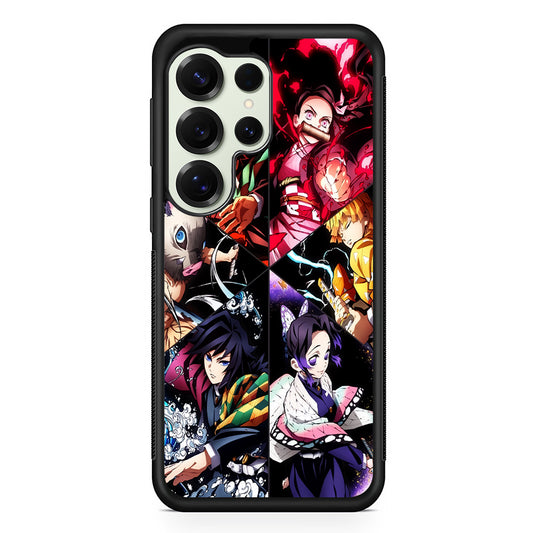 Demon Slayer Anime Characters Samsung Galaxy S25 Ultra Case | Durable Rubber Case for Samsung Galaxy S25 Ultra