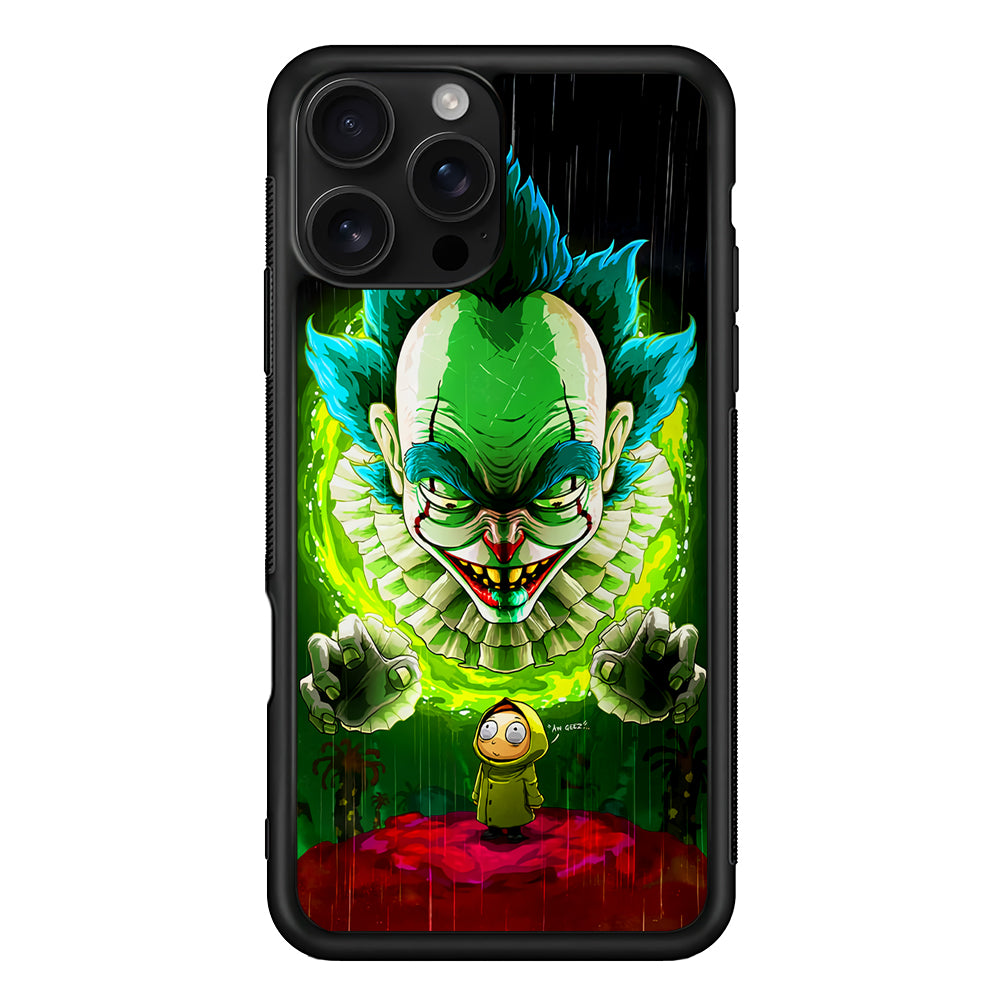 IT X Rick And Morty iPhone 16 Pro Case | Durable Protective Case for iPhone 16 Pro