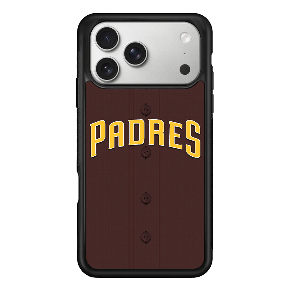 San Diego Padres Jersey iPhone 17 Pro Case | Slim Rubber Case for iPhone 17 Pro