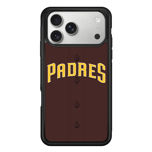 San Diego Padres Jersey iPhone 17 Pro Case | Slim Rubber Case for iPhone 17 Pro