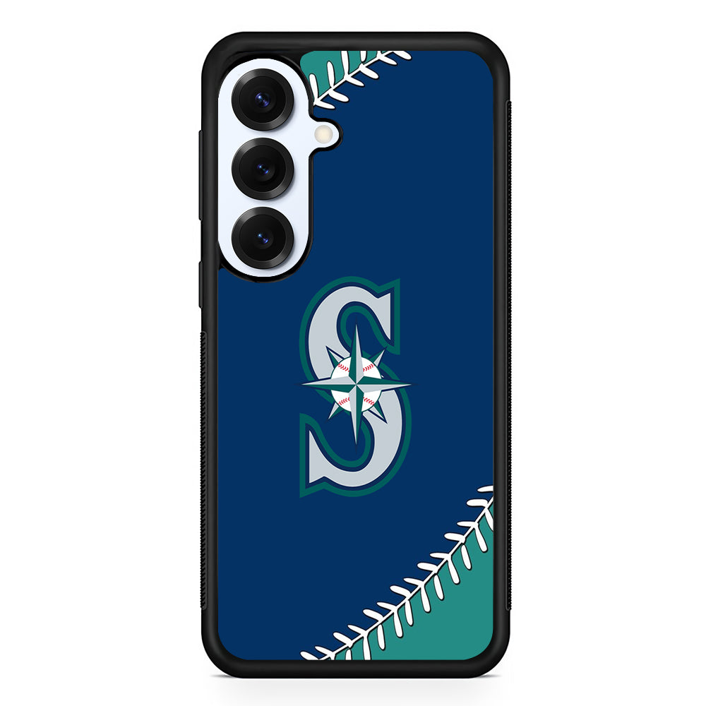 Seattle Mariners Ball Samsung Galaxy S25 Plus Case | Slim Rubber Cover for Samsung Galaxy S25 Plus