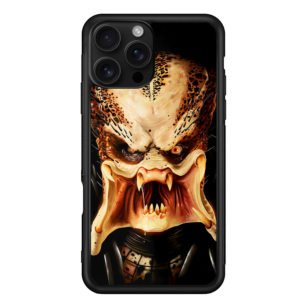 Predator Alien Face iPhone 16 Pro Case | Durable Protective Case for iPhone 16 Pro