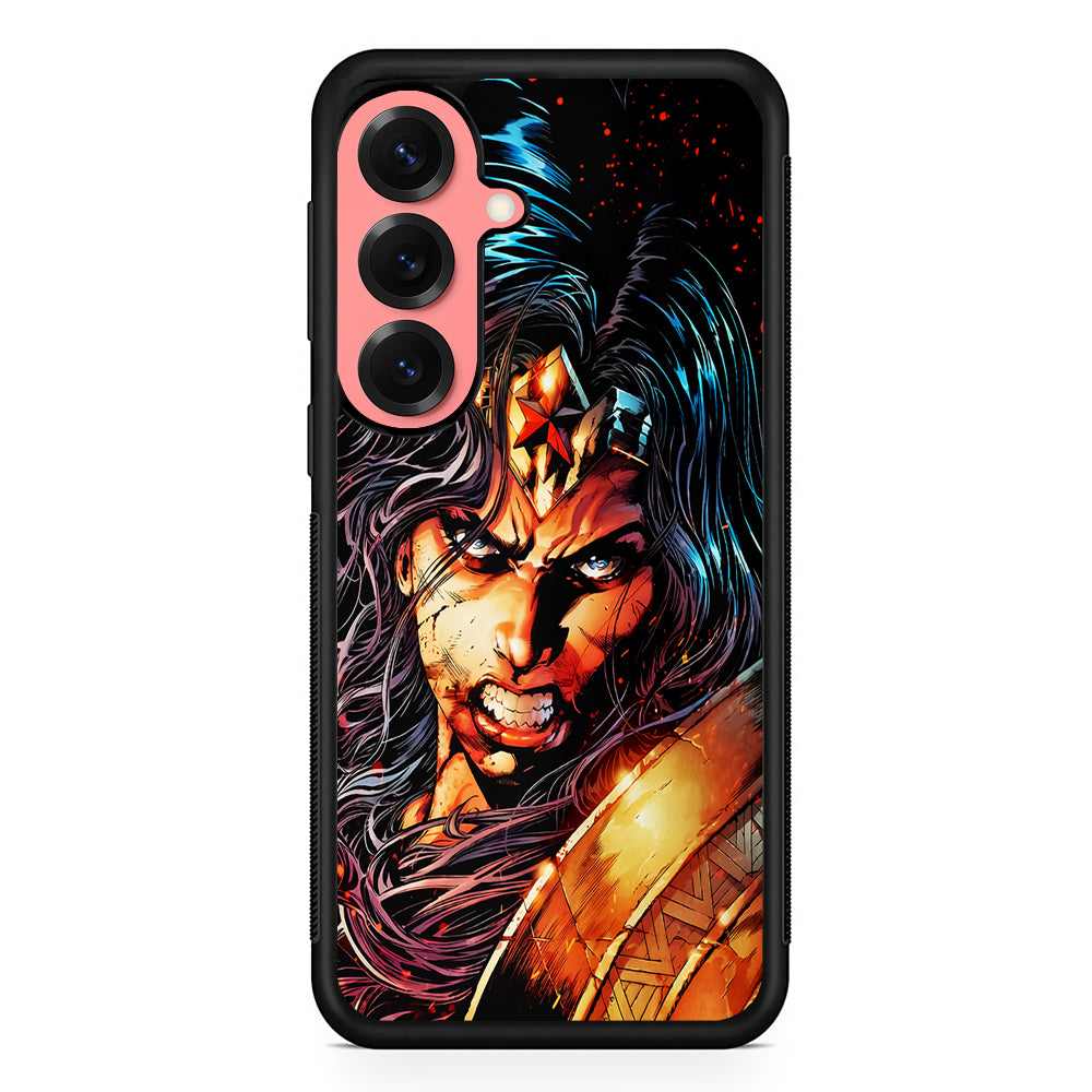 Wonder Woman Comic Art Samsung Galaxy S25 Case | Protective Case for Samsung Galaxy S25