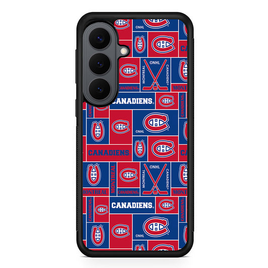 Montreal Canadiens Pattern Samsung Galaxy S26 Plus Case | Slim Rubber Case for Samsung Galaxy S26 Plus