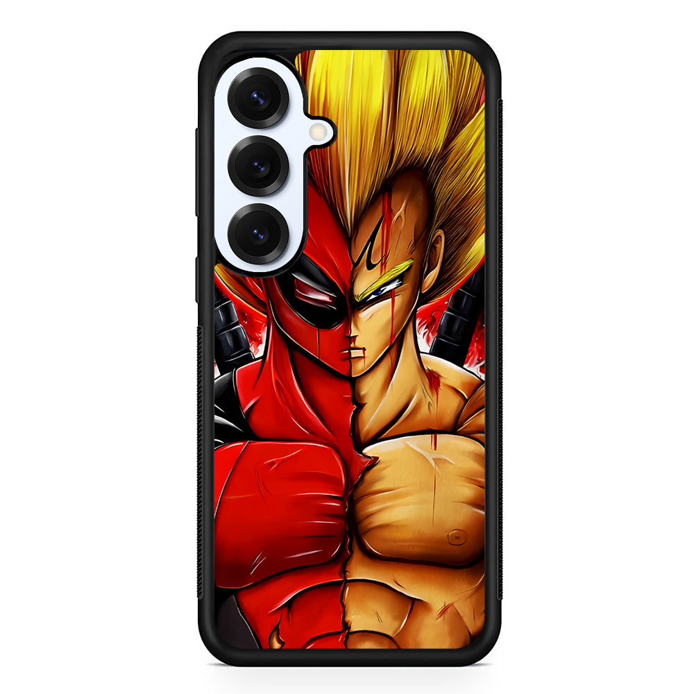 Deadpool X Vegeta Fusion Samsung Galaxy S25 Plus Case | Slim Rubber Cover for Samsung Galaxy S25 Plus
