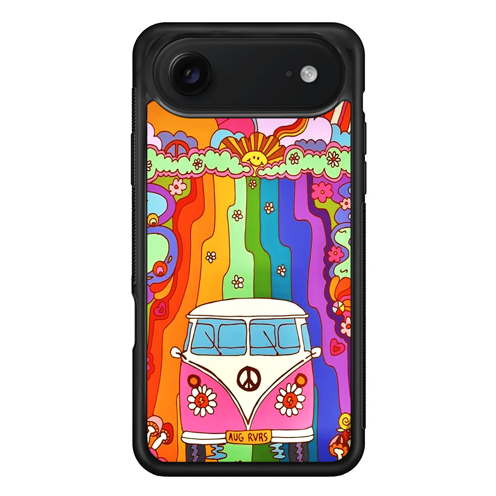 Hippie Aesthetic Rainbow iPhone 17 Air Case | Protective Case for iPhone 17 Air