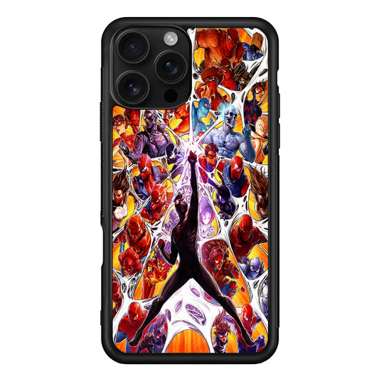 Spider-Man Multiverse Art iPhone 16 Pro Case | Durable Protective Case for iPhone 16 Pro