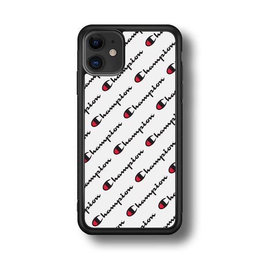 Champion Ebon-Ashgray iPhone 12 Case | Slim Rubber Case for iPhone 12