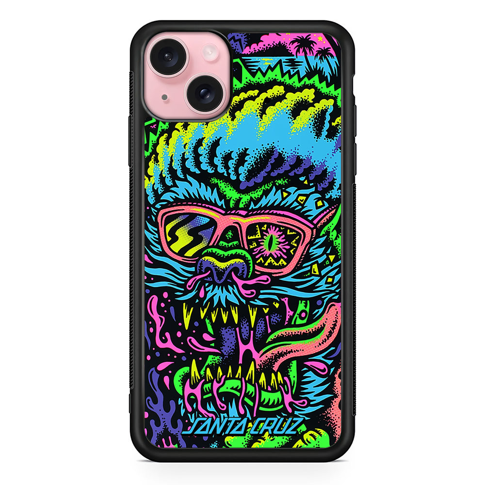 Santa Cruz Beast Rampage iPhone 15 Case | Slim Rubber Case for iPhone 15