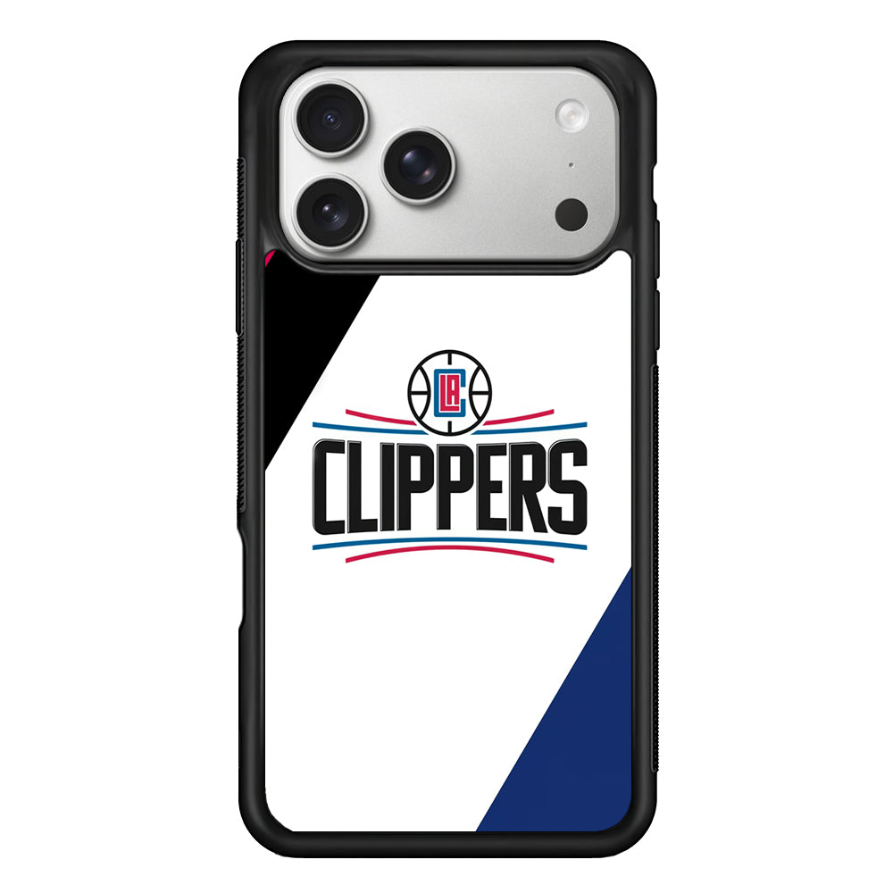 LA Clippers Logo iPhone 17 Pro Case | Slim Rubber Case for iPhone 17 Pro