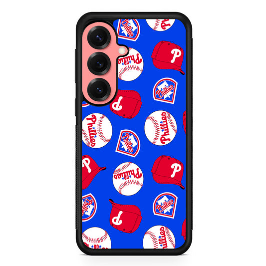 Philadelphia Phillies Pattern Samsung Galaxy S25 Case | Protective Case for Samsung Galaxy S25