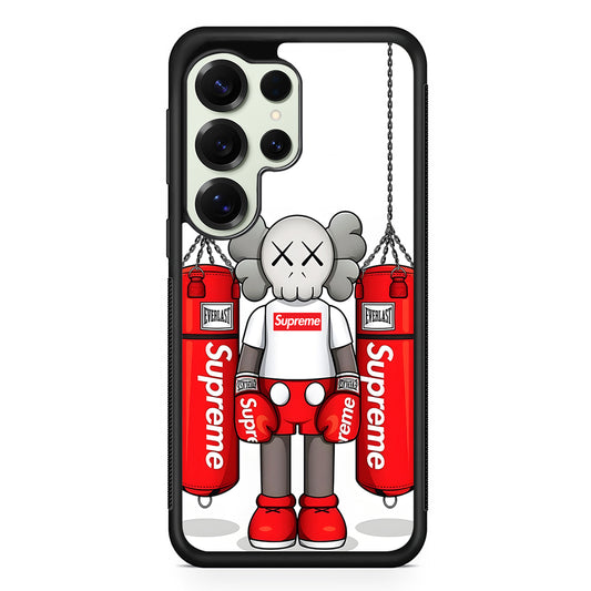 Kaws X Supreme Boxing Hypebeast Samsung Galaxy S25 Ultra Case | Slim Rubber Case for Samsung Galaxy S25 Ultra