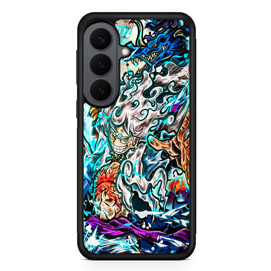 Luffy Gear 5 VS Kaido Samsung Galaxy S26 Plus Case | Slim Rubber Case for Samsung Galaxy S26 Plus