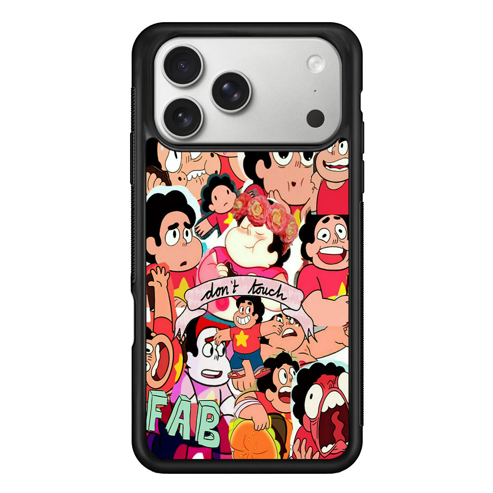 Steven Universe Collection Cartoon iPhone 17 Pro Case | Slim Rubber Case for iPhone 17 Pro
