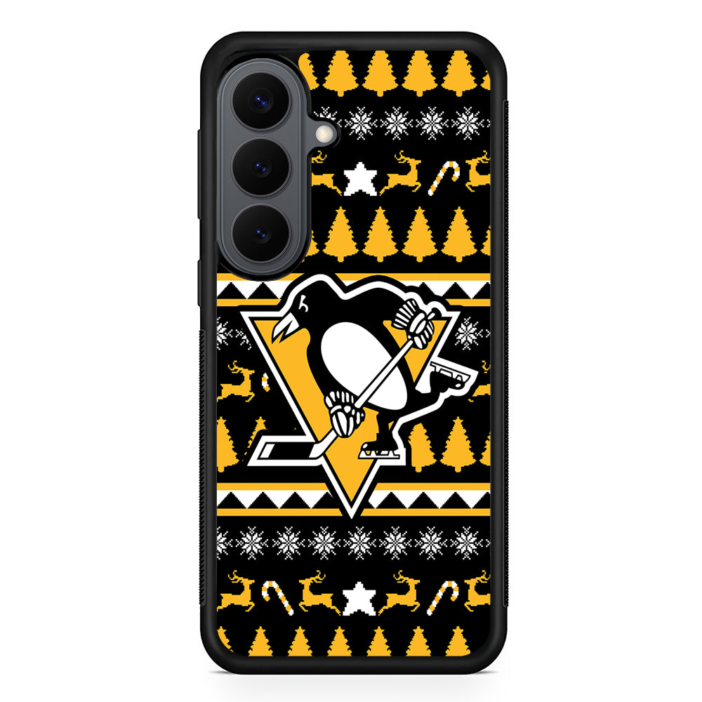 Pittsburgh Penguins Logo Samsung Galaxy S26 Plus Case | Slim Rubber Case for Samsung Galaxy S26 Plus