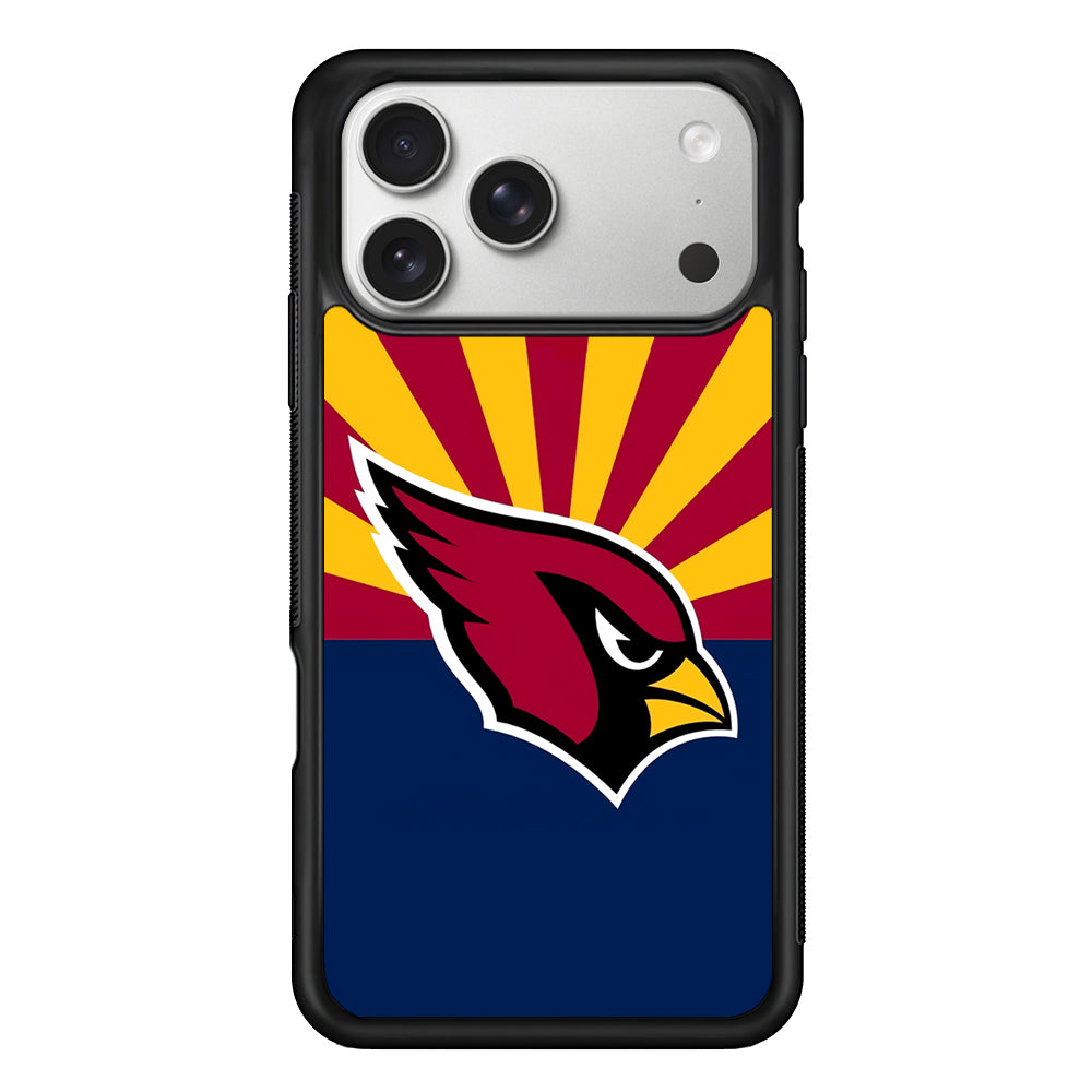Arizona Cardinals Logo iPhone 17 Pro Case | Slim Rubber Case for iPhone 17 Pro