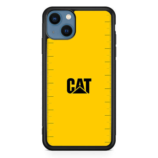 Caterpillar Logo Heavy Duty iPhone 13 Case | Slim Rubber Case for iPhone 13
